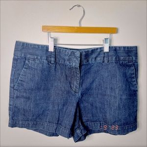 LOFT dark wash denim the riviera short